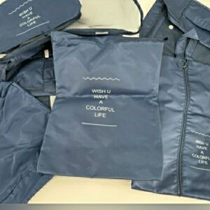 Blue Travel Organizer Set